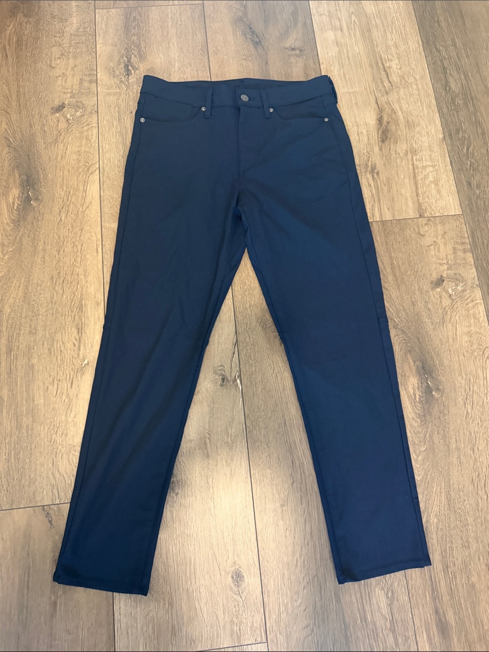 American Eagle Outfitters Men's Navy Slim Straight Trouser